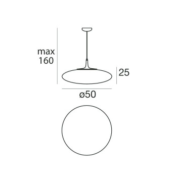 SQUASH LED SOSPENSIONE