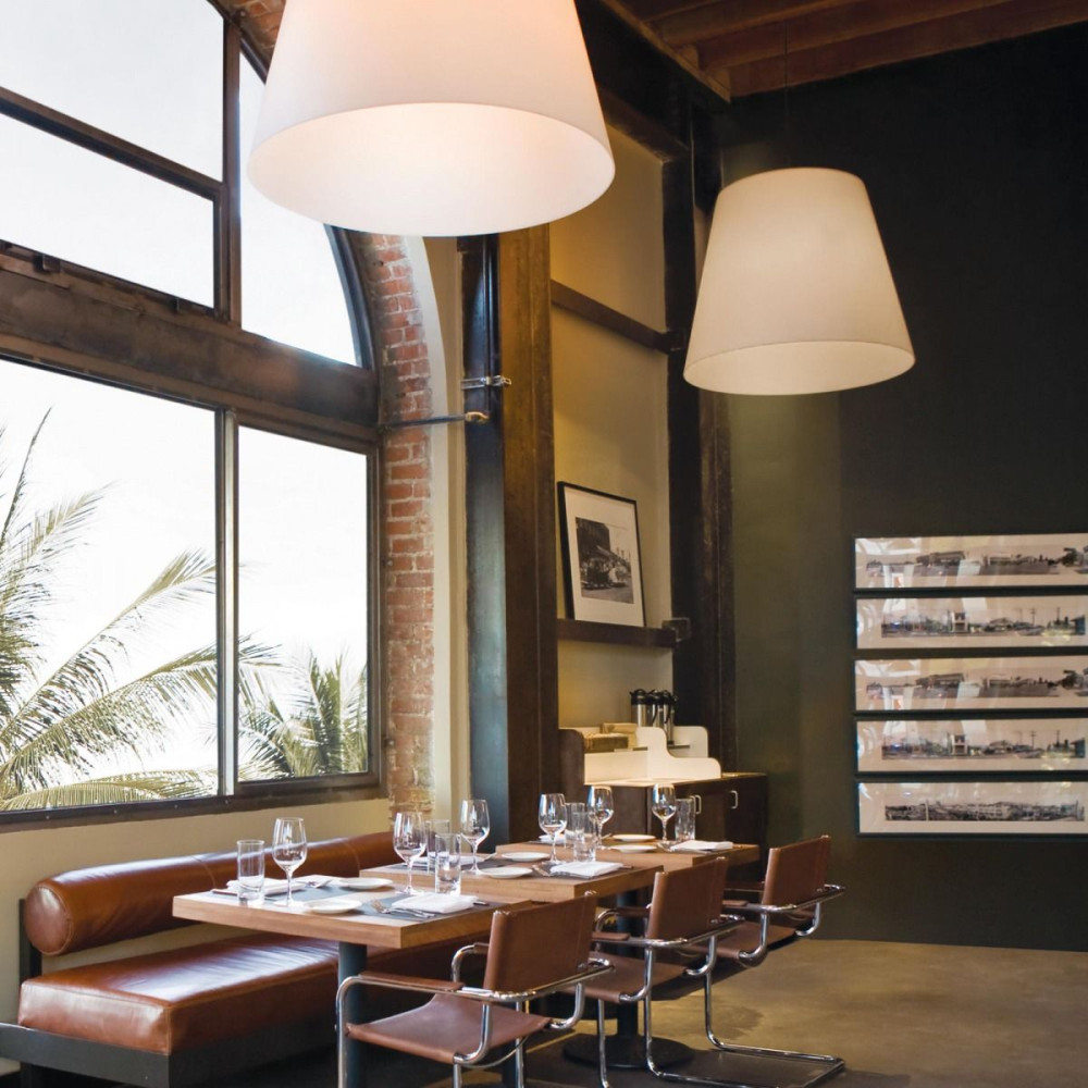 Lampada a sospensione Fontana Arte Amax (diam.82cm)