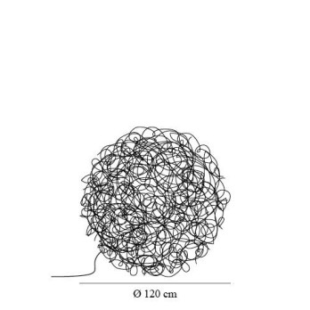 Lampada da terra Catellani & Smith Fil de Fer (diam.120cm)
