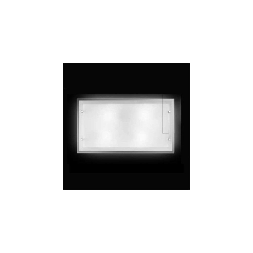 Lampada da soffitto rettagolare Perenz 5747 Bianco satinato