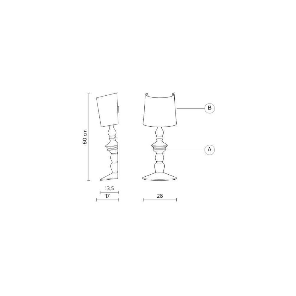 Lampada da parete Karman Alì E Babà
