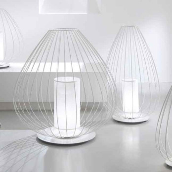 Lampada da terra/ tavolo Karman Cell (Altezza 62 cm)