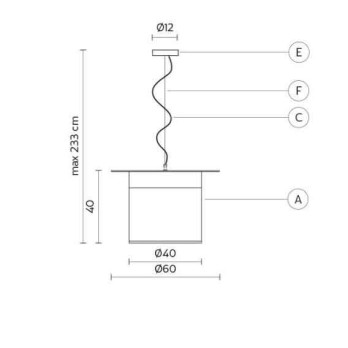 Lampada a sospensione Karman Wow!