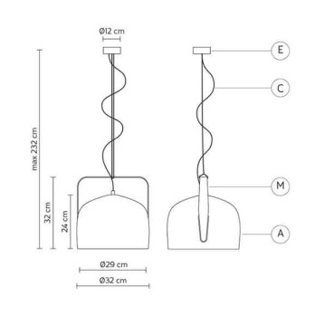 Lampada a sospensione  Karman Bag